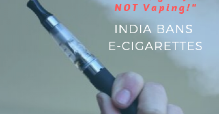 India’s Vaping Ban!