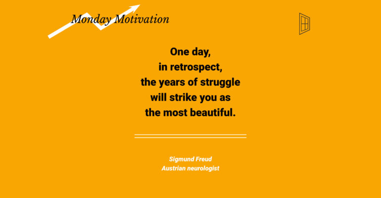 Monday Motivation #1 by Sigmund Freud