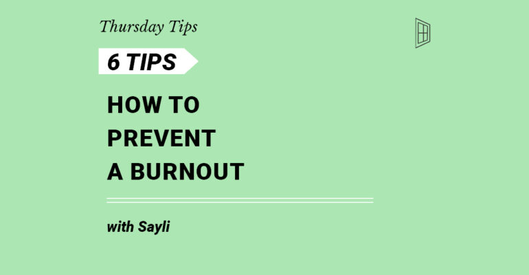 Thursday Tips #1 by Sayli