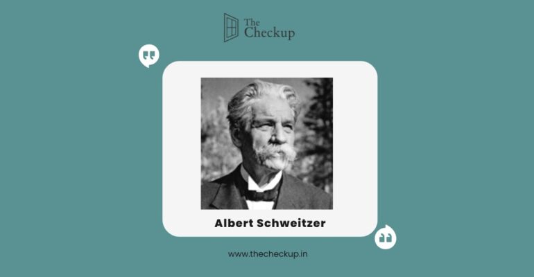 A Quote by Albert Schweitzer